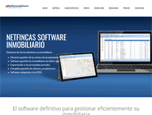 Tablet Screenshot of netfincasinmobiliaria.com